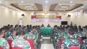 Kodim 1206 Putussibau Terima Sosialisasi Anwas dan Dalwas dari Sinteldam XII Tanjungpura