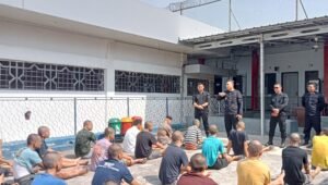 Rutan Kelas 1 Palembang Gelar Bina Fisik dan Penyuluhan Untuk Para Tahanan