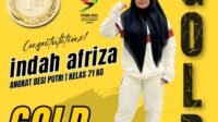 Lifter Angkat Besi Indah Afriza  Sumbang Medali Emas Pertama Untuk Provinsi Sumsel Pada PON Aceh-Sumut 2024