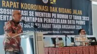 Sinkronisasi Data Pembangunan Infrastruktur Jalan, PUPR Pusat dan PUPR se-Sulbar Rakor Bersama