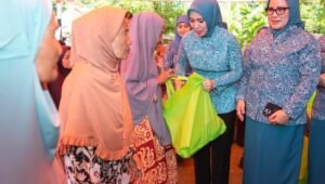 Anjangsana Penggerak PKK Sulbar Serahkan Bantuan di Dua Desa