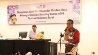 Sekprov Hadiri Diseminasi Hasil Verifikasi dan Validasi Data Keluarga Berisiko Stunting