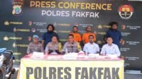 Polres Fakfak Tangkap Dua Tersangka Kasus Pencurian Dengan Kekerasan
