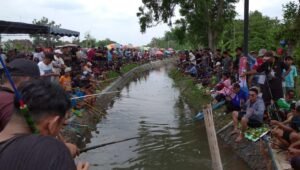 Mancing Mania di Desa Ngunut Tulungagung Bareng Paslon Mardinoto Berlangsung Meriah