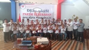 Deklarasi DPD Partai Perubahan Kota Prabumulih, ini Kata Erlan