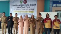 Gelar Pameran Seni Rupa Pelajar SMA/SMK/SLB se Sumsel, 130 Karya Lukis Tampil di Graha Teknologi Sriwijaya