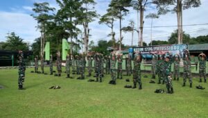 Jelang Pilkada Serentak Tahun 2024 di Kapuas Hulu, Kodim 1206 Putussibau Gelar Latihan PHH