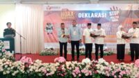 Bawaslu Prabumulih Gelar Deklarasi, Tiga Cakada Suarakan 8 Komitmen Bersama
