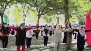 Meriahkan HKN ke-60, RSUD Muda Sedia Aceh Tamiang Gelar Senam Sehat