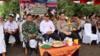 Polres Prabumulih Bersama Forkopimda Luncurkan Gugus Tugas Polri dan Lakukan Penanaman Serentak untuk Ketahanan Pangan