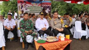 Polres Prabumulih Bersama Forkopimda Luncurkan Gugus Tugas Polri dan Lakukan Penanaman Serentak untuk Ketahanan Pangan
