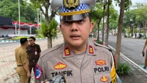Kasat Lantas Polres Tulungagung Beberkan Kronologis Laka Lantas Bus Harapan Jaya Tabrak Motor