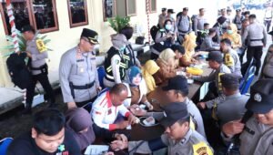 Persiapan Pengamanan TPS, Polres Prabumulih Cek Kesehatan Personil