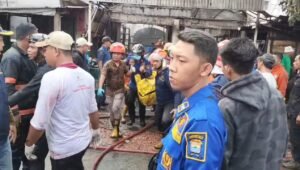 Bengkel Sekaligus Rumah Terbakar, Tiga Korban Tewas Terpanggang