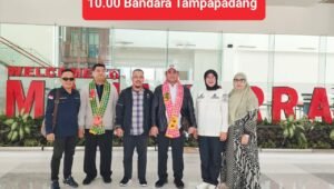 Pemprov Sambut Pejabat Kemenko Polkam Dalam Rangka Pemantauan Kesiapan Pilkada di Sulbar