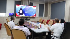 Kakanwil Kemenkumham Sumsel Saksikan Pelantikan 101 Pejabat Baru di Lingkungan Kementerian Hukum