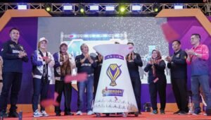 Wartawan Se-Sumsel Semangat Ikuti Porwada di Kabupaten Muba