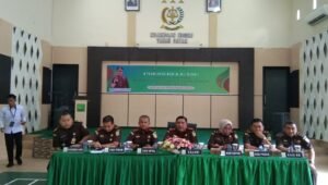 Dipuncak Hari Anti Korupsi Kejaksaan Negri Tanah Datar Gelar Press Release Capaian Kinerja