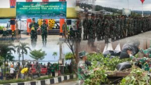 Danrem 182/JO Pimpin Gelar Kerja Bhakti di Kota Fakfak