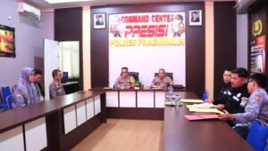 Giat Supervisi Subdid Humas Polda Sumsel ke Polres Prabumulih, AKBP Suparlan Tekankan Ini