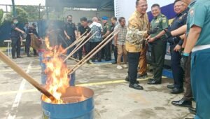 Barang Ilegal Senilai 467,3 Milyar Dimusnahkan Bea Cukai Sumatera Sumbagtim