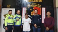 Buang Sajam, Satlantas Polres Musi Rawas Tangkap Pengendara Motor Saat Patroli Hunting 