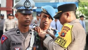 Siap Amankan Natura, Polres Fakfak Gelar Pasukan Operasi Lilin Mansinam 2024