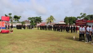 Kemenkumham Sumsel Gelar Apel Siaga Pengamanan Jelang Natal dan Tahun Baru