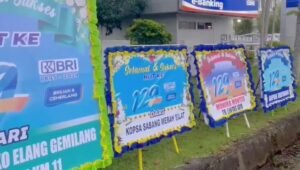 HUT Ke-129, BRI Cabang Putussibau Kapuas Hulu Dibanjiri Ucapan Selamat