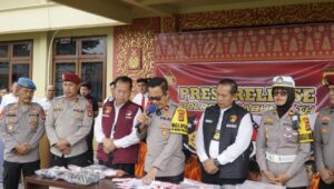 Pers Release Akhir Tahun 2042, Polres Prabumulih Paparkan Ini