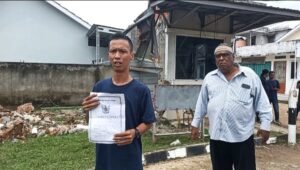 Viral, Pemilik Tanah Bongkar Paksa Pos Satpam
