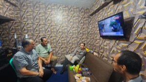 Kapolrestabes Silaturahmi ke Askot PSSI Palembang