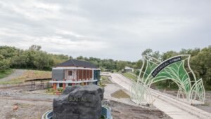 Wujudkan Kota Wisata, Bukit Asam (PTBA) Bangun Botanical Garden di Lahan Bekas Tambang