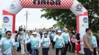 Fun Walk dan Donor Darah Meriahkan HUT Korpri ke 53 di Sulbar