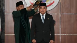 Bahtiar Baharuddin Lantik Amujib Sebagai Pj Sekprov Sulbar