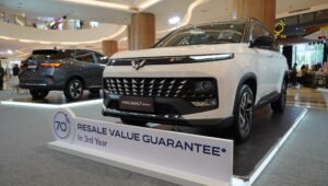 Wuling Gelar Pameran Produk EV dan SUV di Palembang Icon