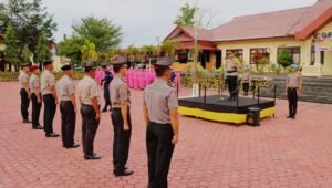 58 Personel Naik Pangkat, ini Amanat Kapolres Aceh Tamiang
