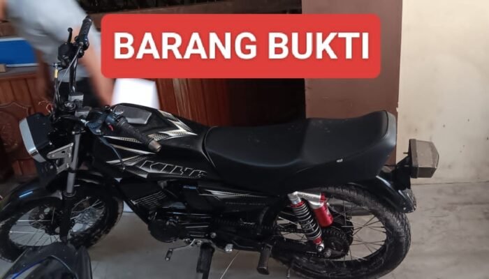 Sikat Dua Sepeda Motor, Residivis Kambuhan Ditangkap Polisi