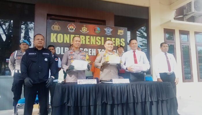 Polres Aceh Tamiang Berhasil Amankan Pengedar Narkotika Jenis Kokain