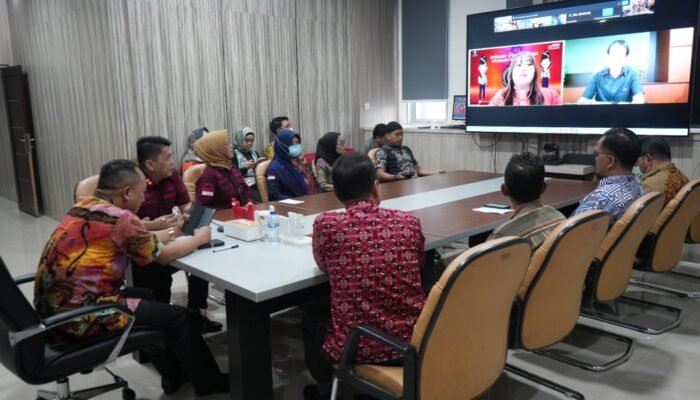 Kanwil Kemenkum Sumsel Ikuti Rapat Penilian Program Desa/Kelurahan Sadar Hukum