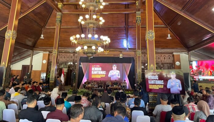 Rembug Kamtibmas, Kapolres Tulungagung Apresiasi Usulan Bentuk Satgassus