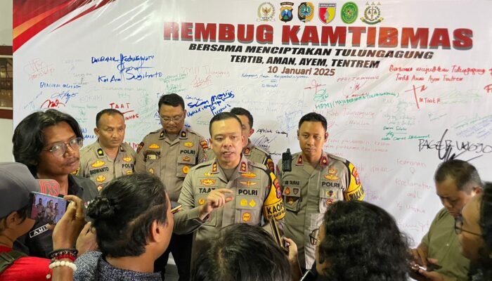 Rembug Kamtibmas, Kapolres Tulungagung: Evaluasi 2024 Rumuskan Strategi 2025