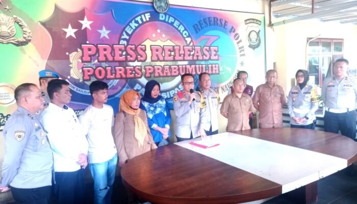 Sempat Viral Laka Lantas Personil Polres Prabumulih dengan Warga, Akhirnya Sepakat Damai