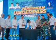 Bobby Nasution Resmikan Underpass Jalan HM Yamin