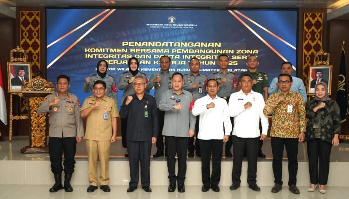 Kemenkum Sumsel Komitmen Tingkatkan Pelayanan Publik Melalui Zona Integritas
