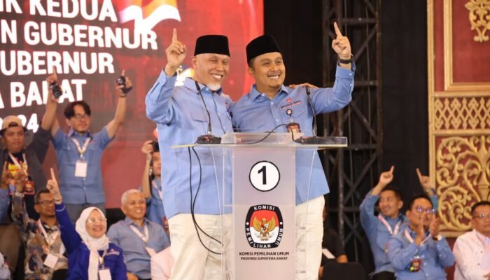 Usai Penetapan, Mahyeldi-Vasko Akan dilantik Tanggal 6 Februari 2025