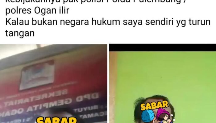 Merasa Dicemarkan Nama Baiknya di Medsos, Ketua DPD LSM Gempita Ogan Ilir Laporkan Akun Facebook
