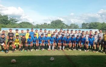 Asah Kemampuan dan Kekompakan, PS.Muda vs Persipra Liga IV Tanding Persahabatan