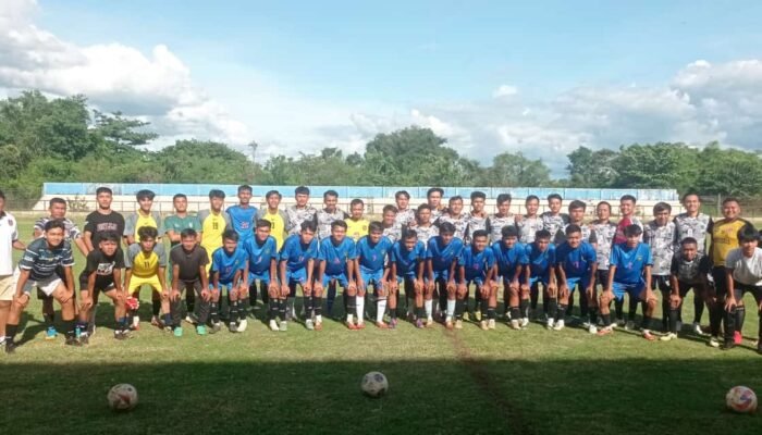 Asah Kemampuan dan Kekompakan, PS.Muda vs Persipra Liga IV Tanding Persahabatan