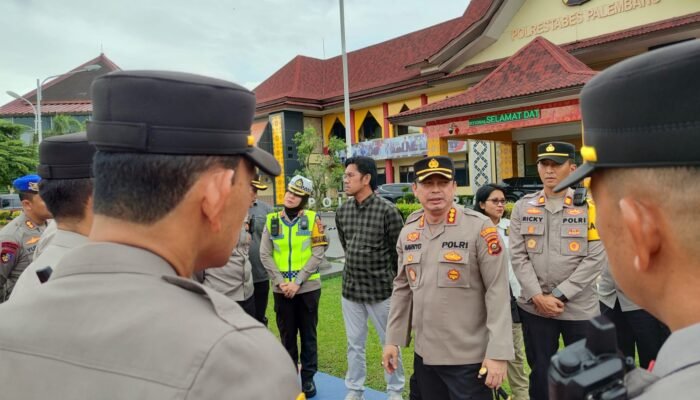 Perayaan Imlek 2025, Ratusan Personil Polrestabes Palembang Diterjunkan